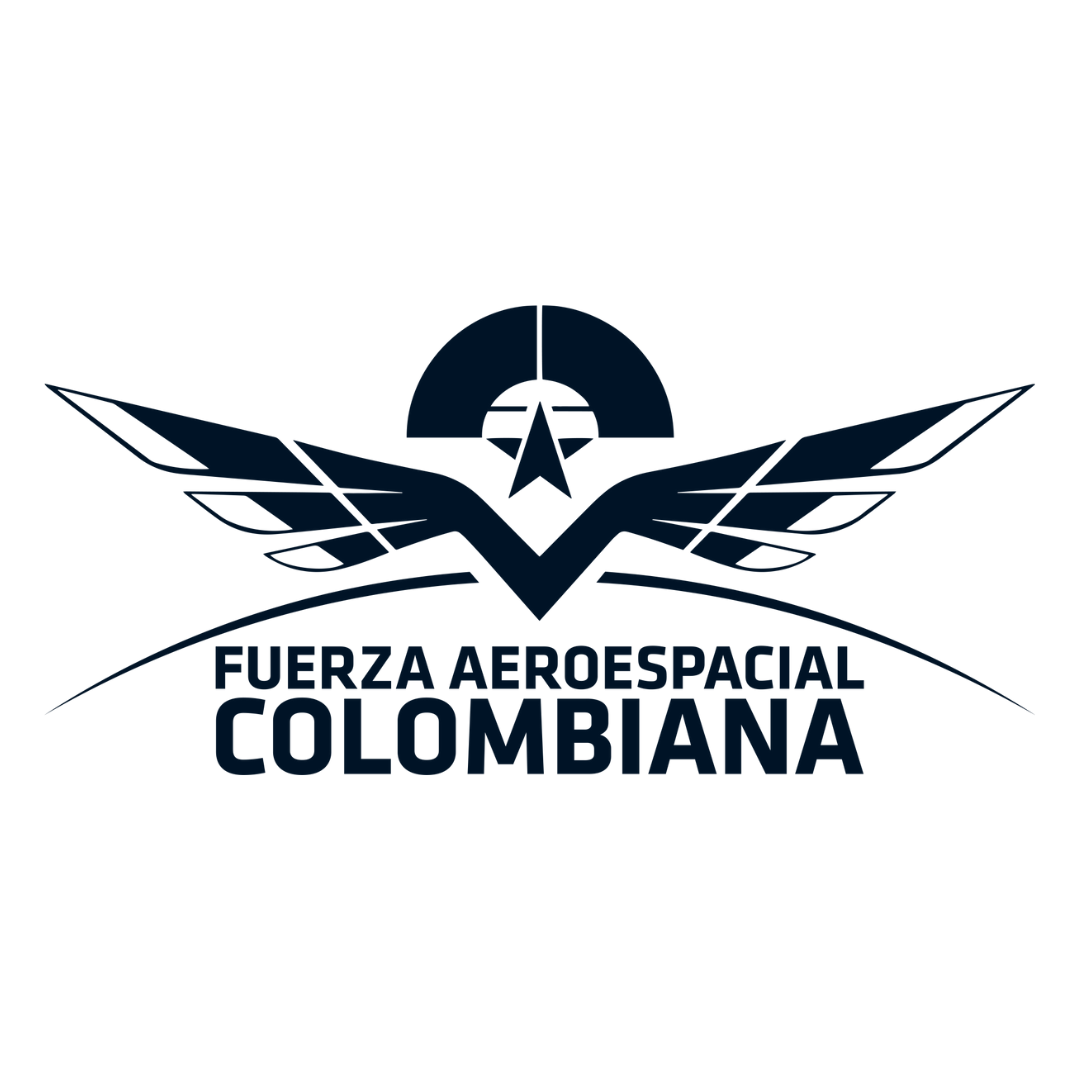 Logo de Fuerza Aeroespacial Colombiana — aliado estratégico de ALAS Corporation en educación STEM aeroespacial